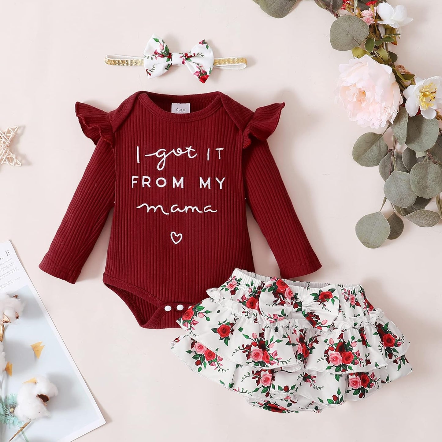 Newborn Infant Baby Girl Clothes Romper Shorts Set Floral Summer Outfits Cute Baby Clothes Girl